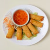 1 Mini Frühlingsrollen (8 Stück, vegetarisch)